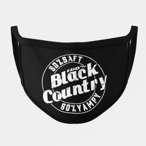 100% Black Country Face Mask