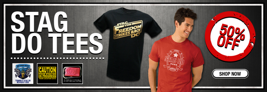 Stag Party T Shirt Banner
