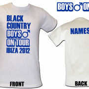 Boys On Tour Sample Holiday T Shirt