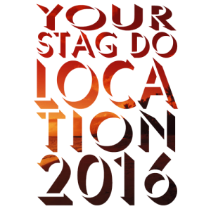 Sunset Cut Out Custom Stag Party