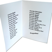 Alphabet Card Insert
