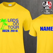 Custom Lads Holiday T Shirts