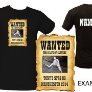 Wanted Stag Party T Shirt