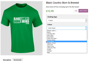 T Shirt Colour Change