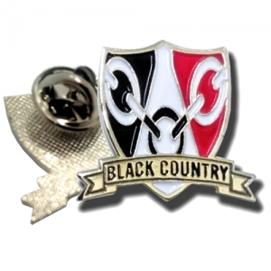 Black Country Shield Pin Badge