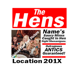 The Hens Newspaper T-Shirt