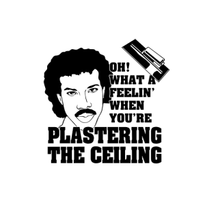 Plastering the ceiling t-shirt