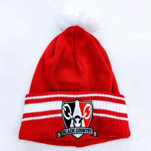Red White Black Country Stadium Beanie