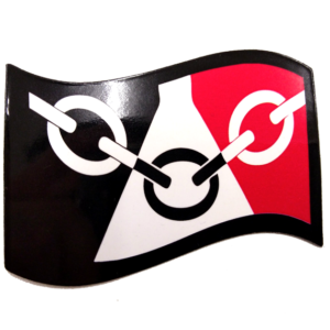 Black Country Flag Fridge Magnet