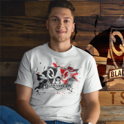 Black Country Paint Splash T Shirt Unisex