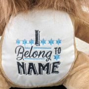 I Belong Embroidery Closeup