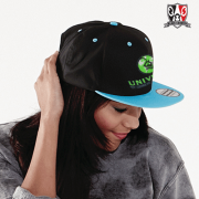 Personalised snapback contrast example