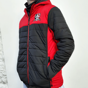 Padded Black Country Coat Side