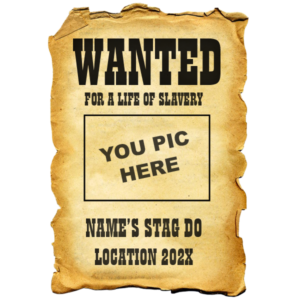 Wanted Stag Party Photo T Shirts